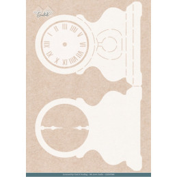 Card Deco Essentials - Stencil A4 - Clock