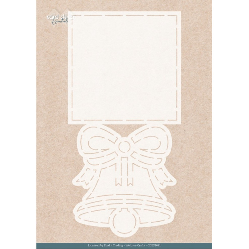 Card Deco Essentials - Stencil A4 - Bell