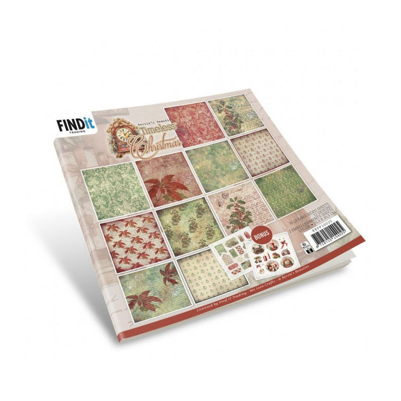 Berries Beauties - Papirblok - Timeless Christmas - BBPP10025
