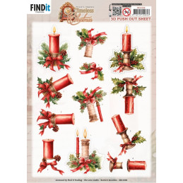 Pushout - Berries Beauties - Timeless Christmas - Timeless Candle - SB11046