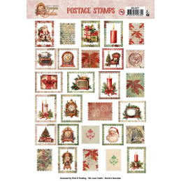Pushout - Berries Beauties - Timeless Christmas - Postage Stamp - SB11077