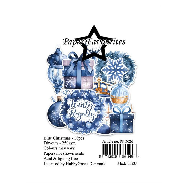 Paper Favourites - Die Cuts - Blue Christmas - PFD026