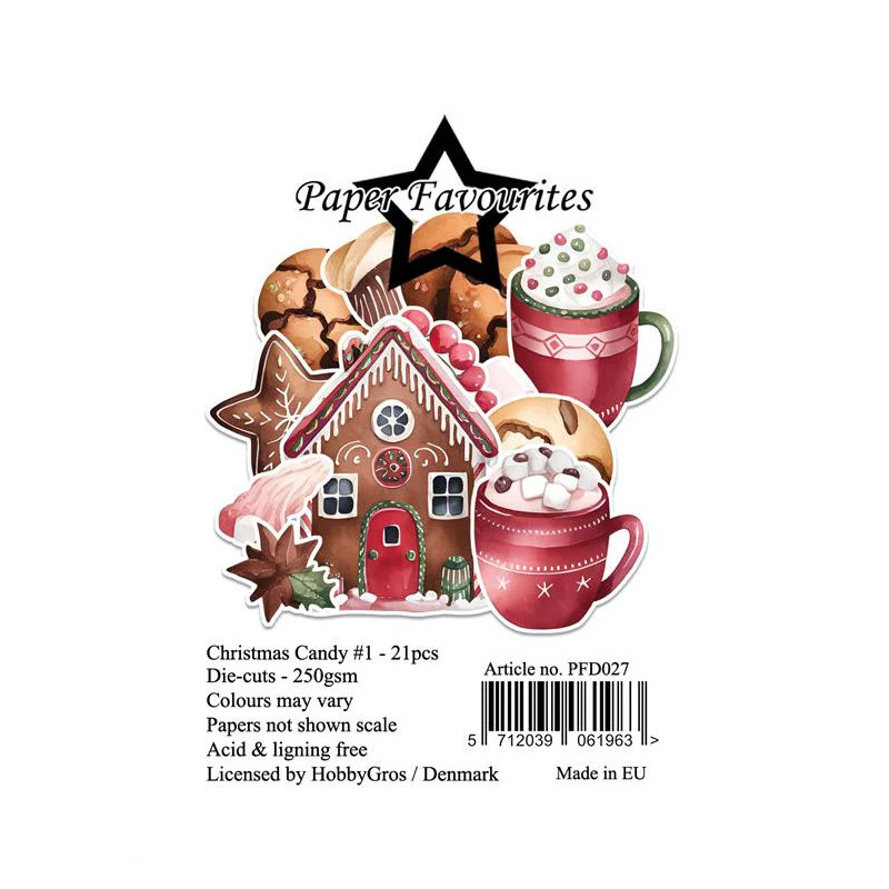 Paper Favourites - Die Cuts - Christmas Candy 1 - PFD027