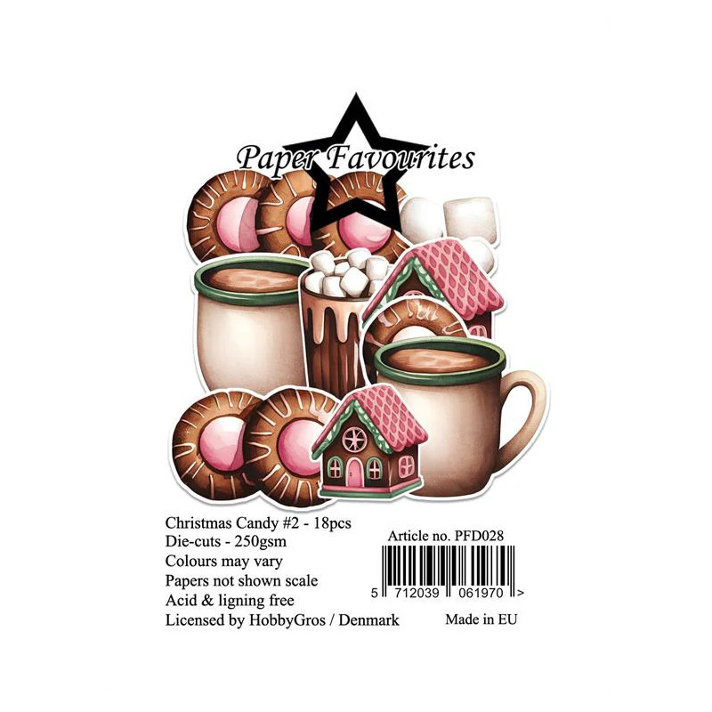 Paper Favourites - Die Cuts - Christmas Candy 2 - PFD028