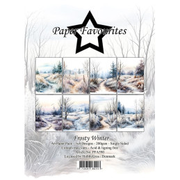 Paper Favourites - Papirpakke A6 - Frosty Winter - PFA590