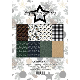 Paper Favourites - Papirpakke A5 - Christmas Joy - PFA190