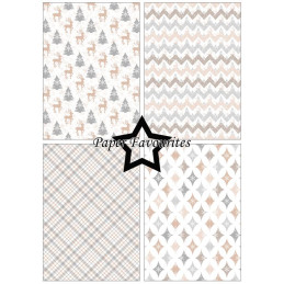 Paper Favourites - Papirpakke A5 - Winter Wishes - PFA192