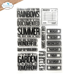 Elizabeth Craft Designs - Stamps - Planner Essentials - Best Kind Of Days