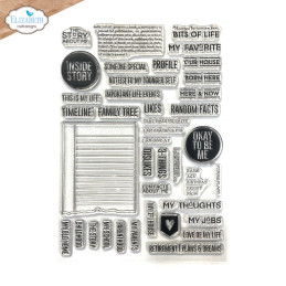 Elizabeth Craft Designs - Stamps - Planner Essentials - About Me