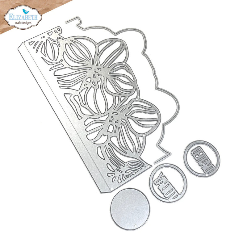 Elizabeth Craft Designs - Planner Essentials - Borderpage With Flowers
