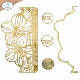 Elizabeth Craft Designs - Planner Essentials - Borderpage With Flowers