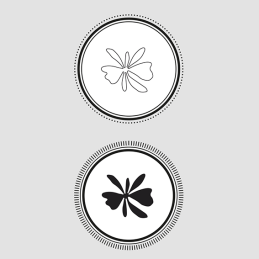 Design5 - Stempel - 2 Effekt Basiscirkler - D500226C