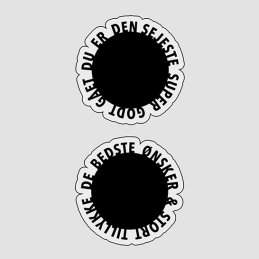 Design5 - Du er den sejeste - Cirkeltekster Med Skygge - D500270D