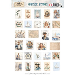 Pushout - Berries Beauties - Nautical Breeze - Postage Stamp - BBCAPO10002
