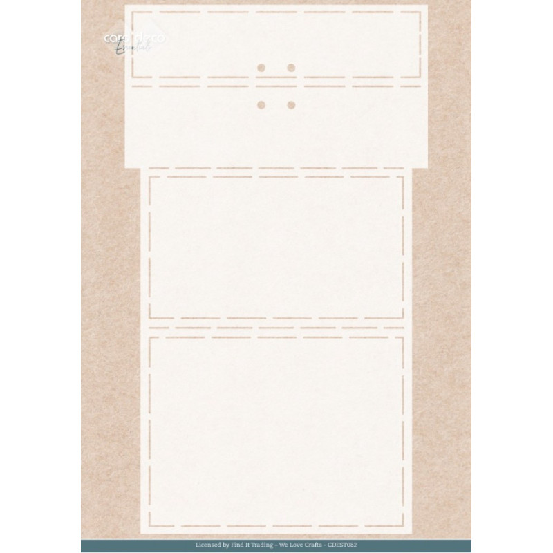 Card Deco Essentials - Stencil A4 - Present