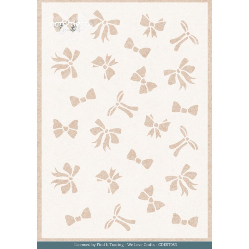 Card Deco Essentials - Stencil A5 - Bows