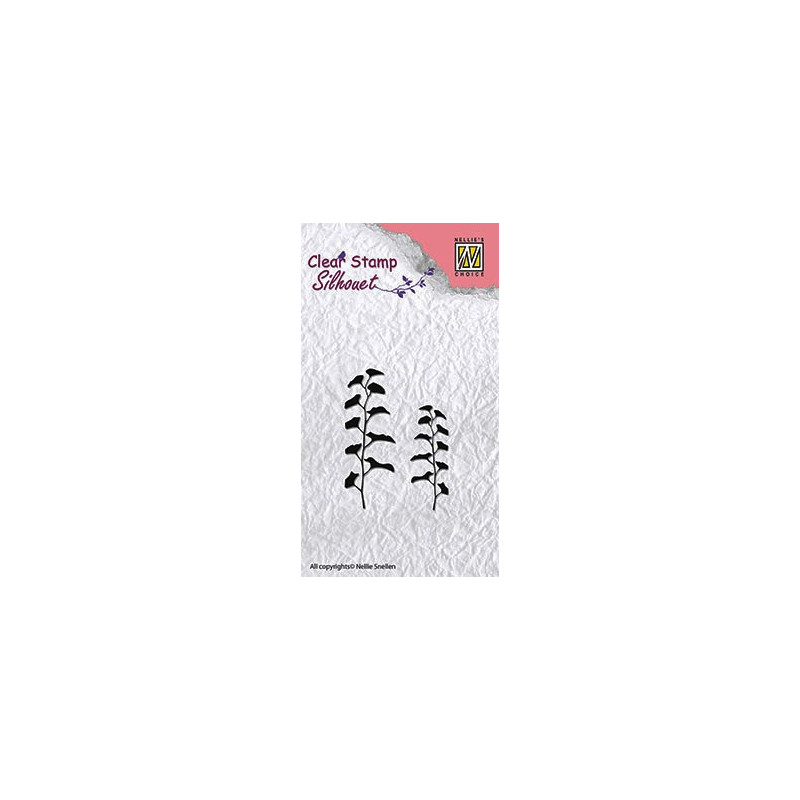 Nellie Snellen - Clear Stamps - Silhouet - Flower 13 - SIL019