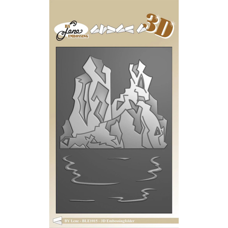 By Lene - 3D Embossingfolder - Ice Landscape - BLE1015