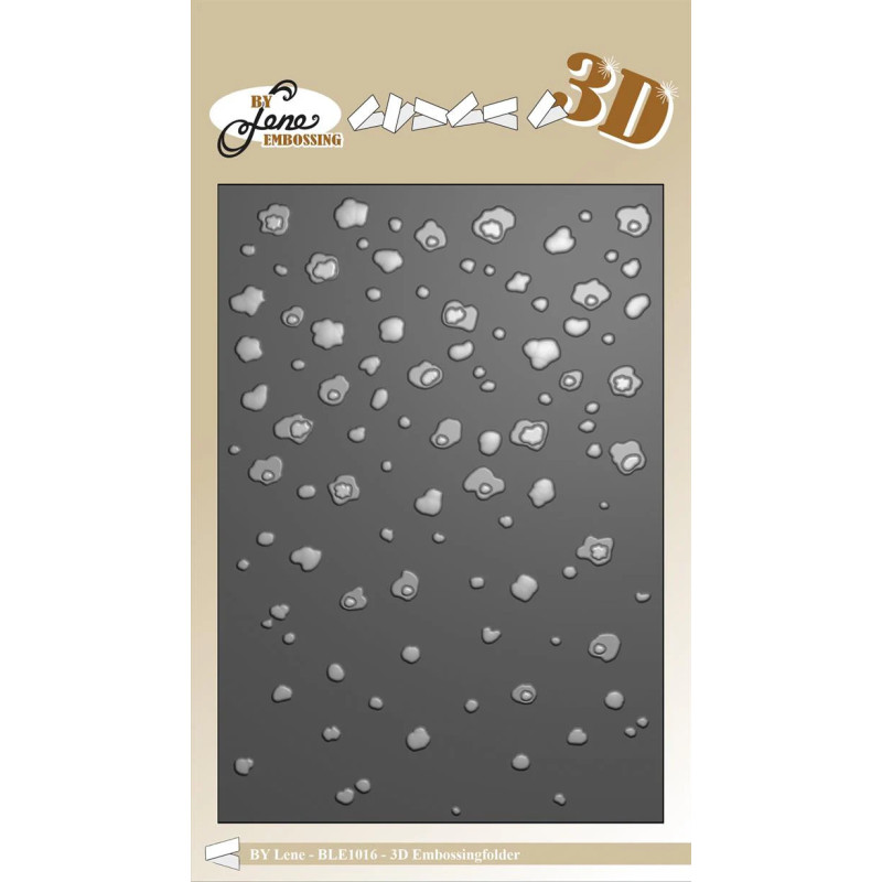 By Lene - 3D Embossingfolder - Snow - BLE1016