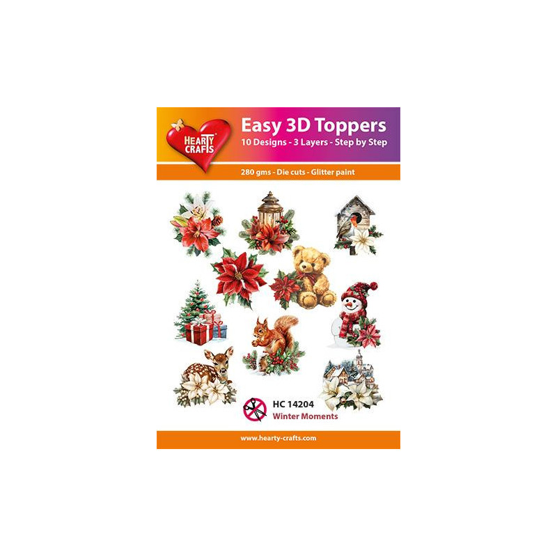 Easy 3D Toppers - Winter Moments