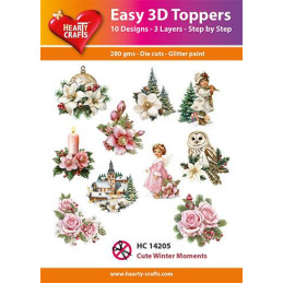 Easy 3D Toppers - Cute Winter Moments