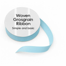 Simple And Basic - Grosgrain Ribbon - Light Blue