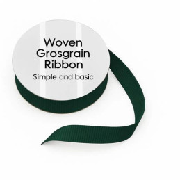 Simple And Basic - Grosgrain Ribbon - Dark Green