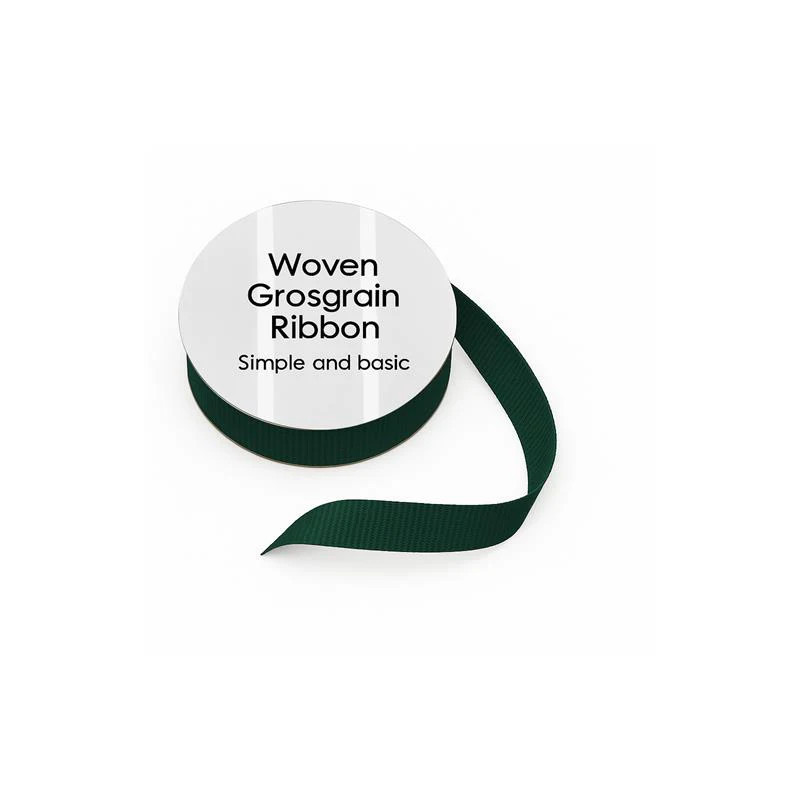 Simple And Basic - Grosgrain Ribbon - Dark Green