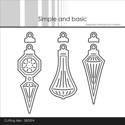 Simple And Basic - Christmas Ornaments - SBD594