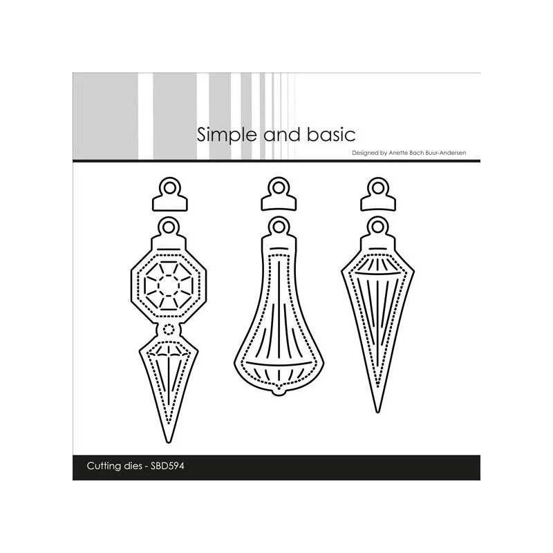 Simple And Basic - Christmas Ornaments - SBD594