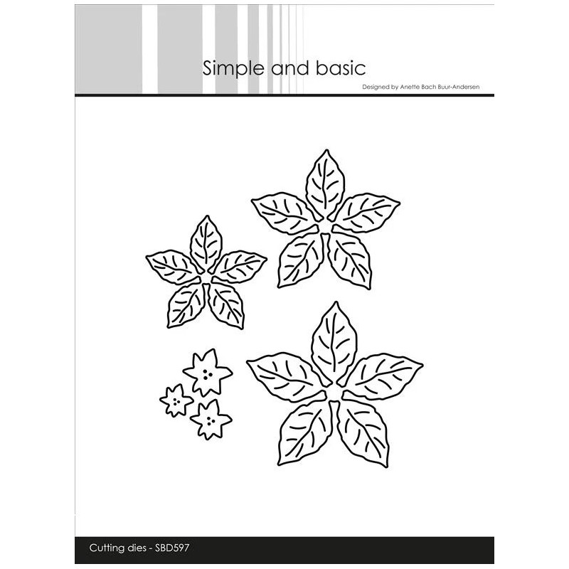 Simple And Basic - Poinsettia - SBD597