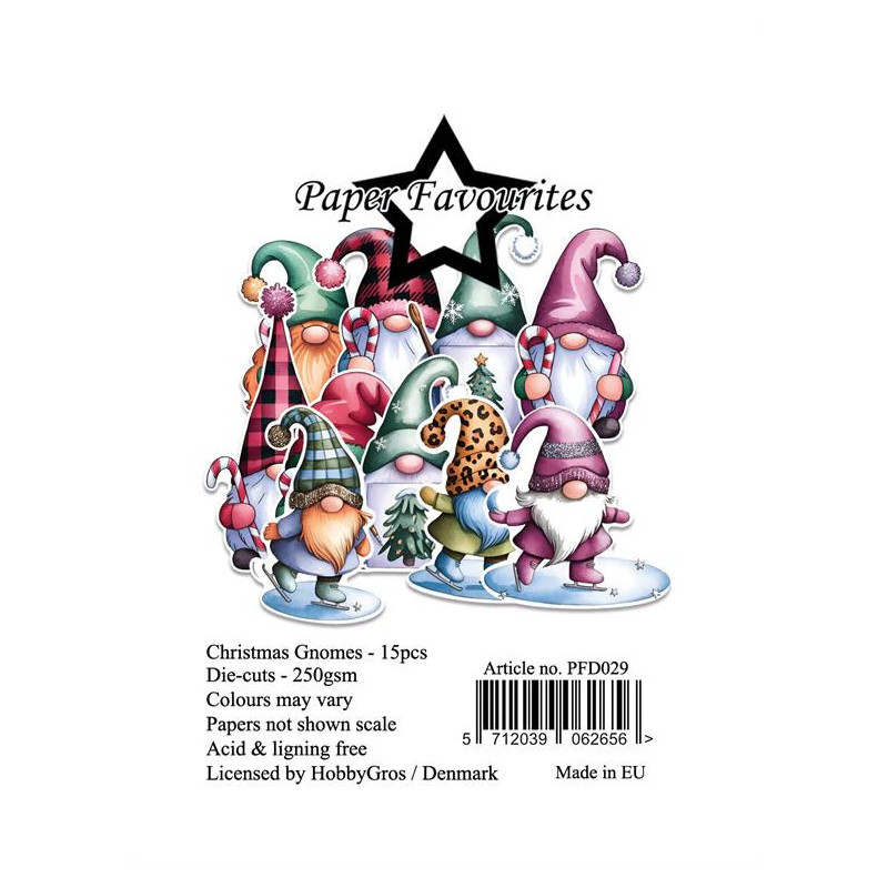Paper Favourites - Die Cuts - Christmas Gnomes - PFD029