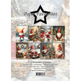 Paper Favourites - Papirpakke A6 - Christmas Gnomes - PFA593