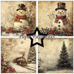 Paper Favourites - Papirpakke 15x15 - Victorian Christmas - PF555