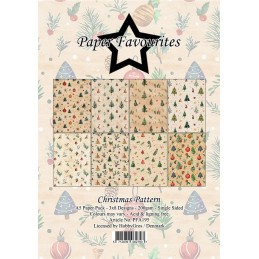 Paper Favourites - Papirpakke A5 - Christmas Pattern - PFA195