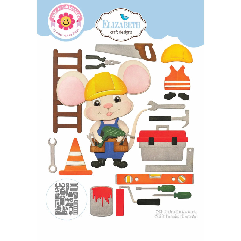 Elizabeth Craft Designs - Cute & Whimsical - Construction Accessories