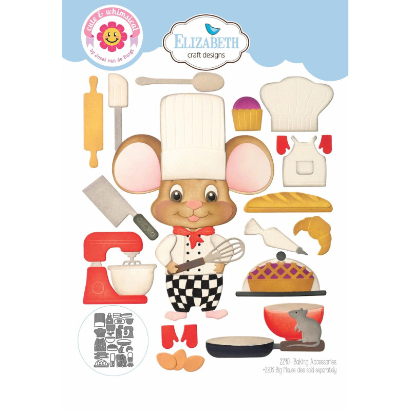 Elizabeth Craft Designs - Cute & Whimsical - Baking Accessories