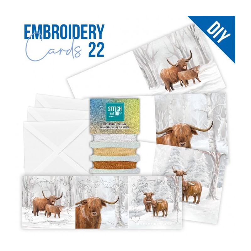 Stitch And Do Cards 22 - Sturdy Winter