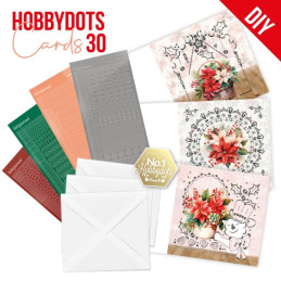 Dot And Do Cards 30 - Poinsettia