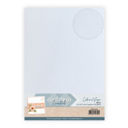 Card Deco Essentials - Embossed Paper - Classic Curl - White