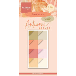 Marianne Design - Papirblok 15x30 - Autumn Leaves - Cardstock - PK9216