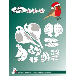 By Lene - Christmas Robin - BLD1795