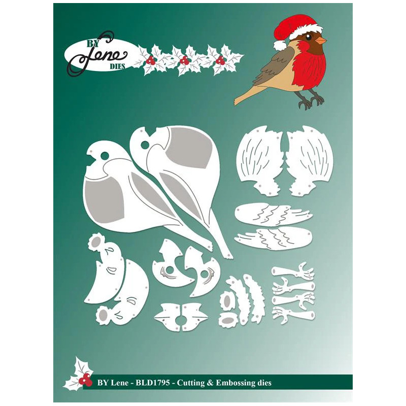 By Lene - Christmas Robin - BLD1795