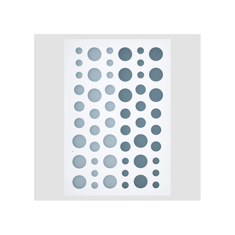 Design5 - Enamel Dots MAT - Støvet Blå - D500019ED