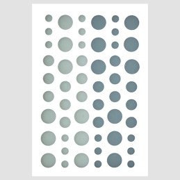 Design5 - Enamel Dots MAT - Støvet Grøn - D500018ED