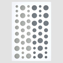 Design5 - Enamel Dots MAT - Grå