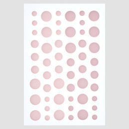 Design5 - Enamel Dots MAT - Støvet Pearly Pink
