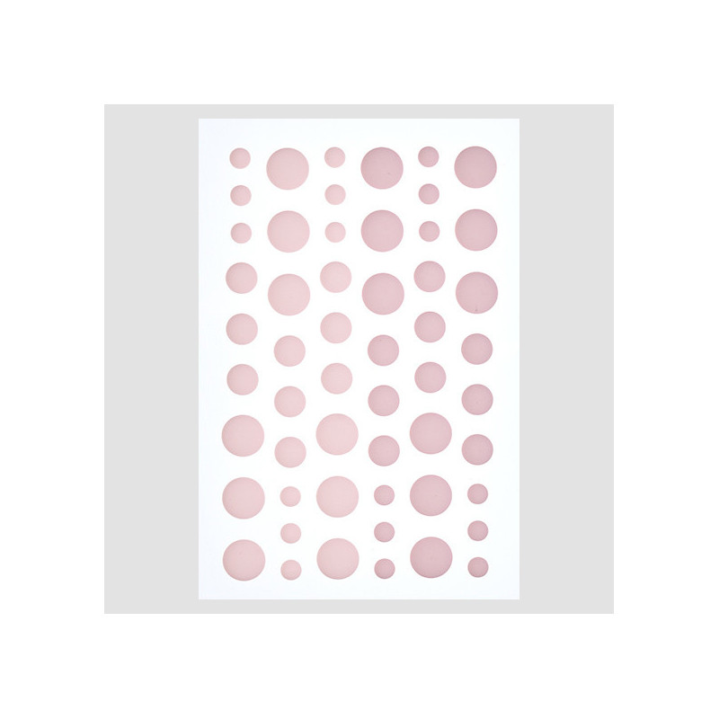 Design5 - Enamel Dots MAT - Støvet Pearly Pink - D500021ED