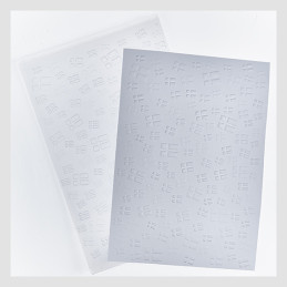 Design5 - Embossingfolder - Mix Af Flag - D500002EF
