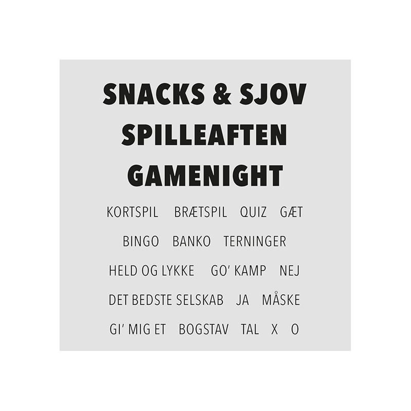 Design5 - Stempel - Snacks & Sjov - D500231C